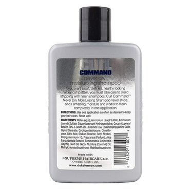 Duke Curl Command Moisturizing Shampoo 8.1oz