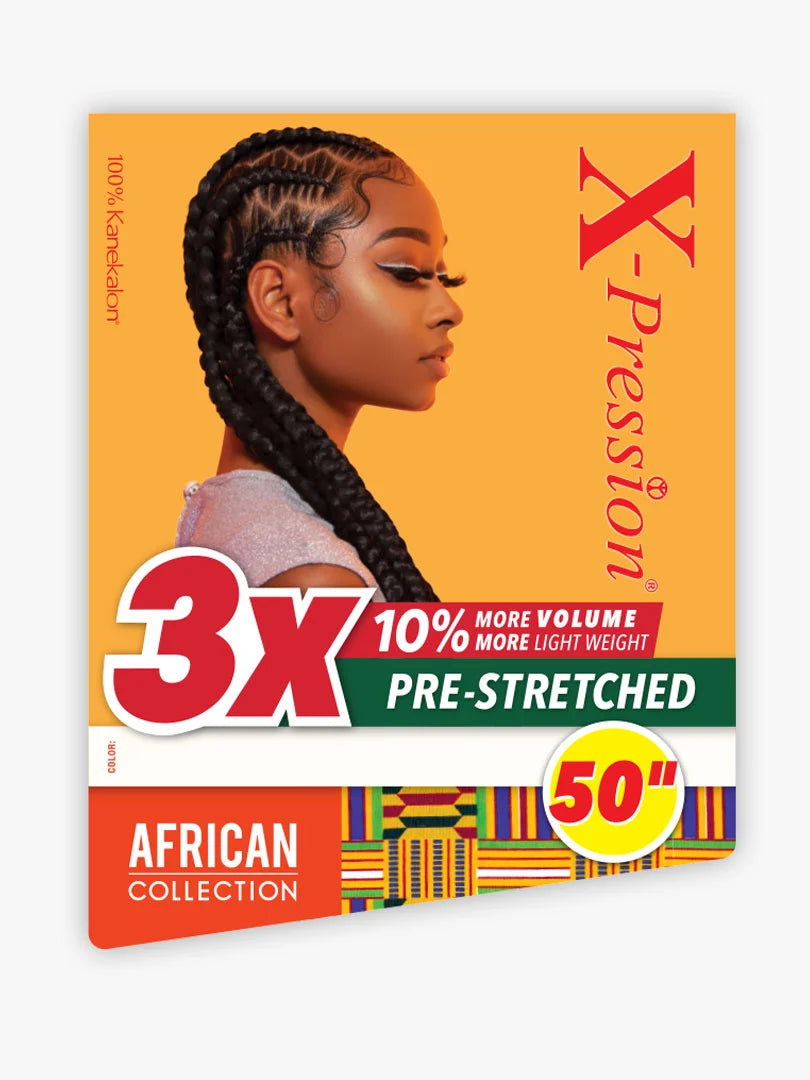 3X X-Pression Pre-Stretched 50"