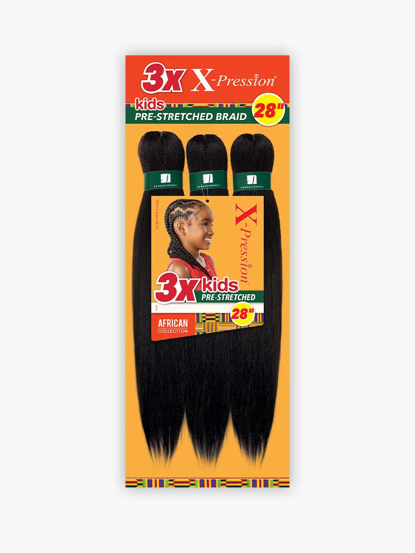 3X X-Pression Pre-Stretched 28"