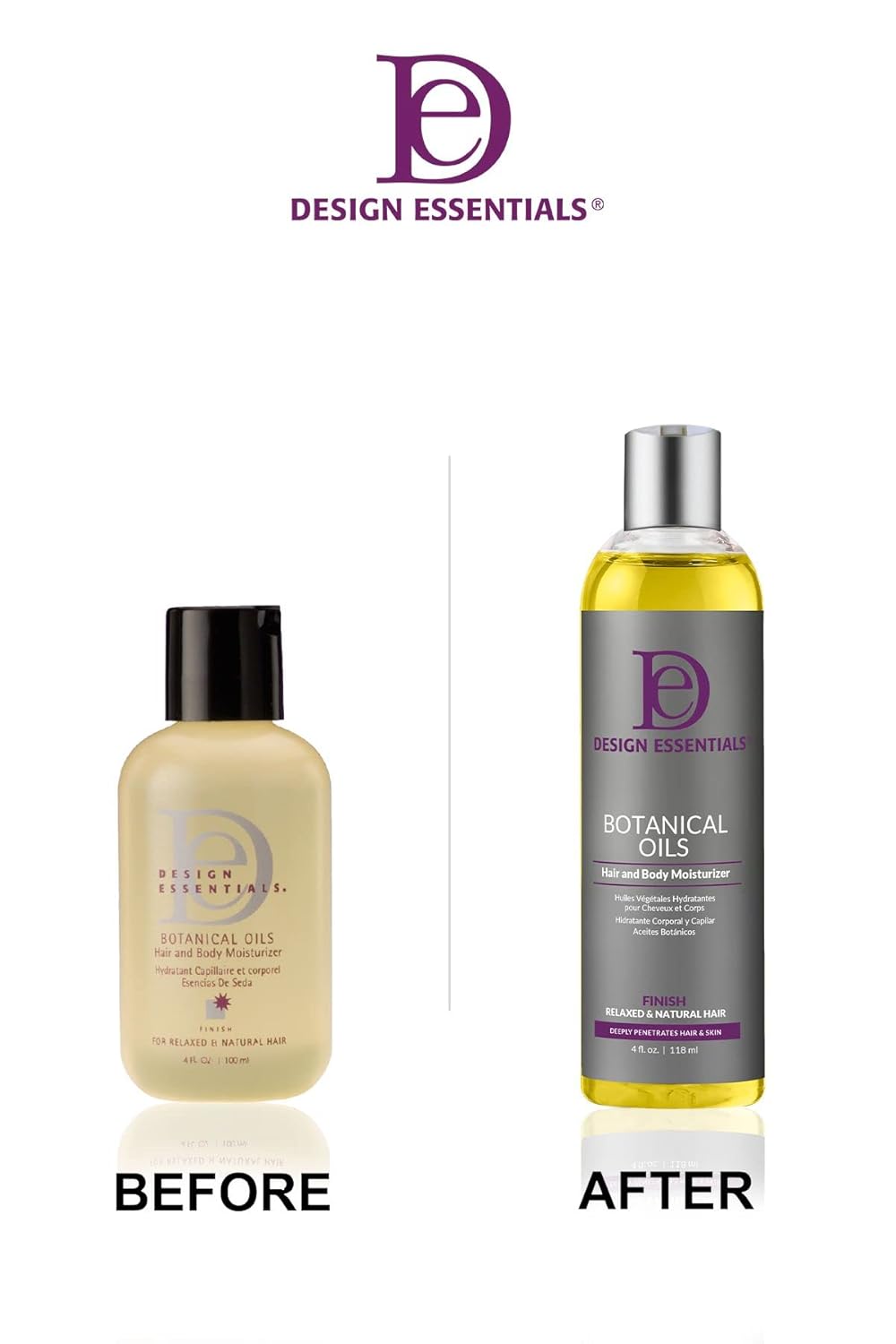 Design Essentials Botanical Oils Hair and Body Moisturizer