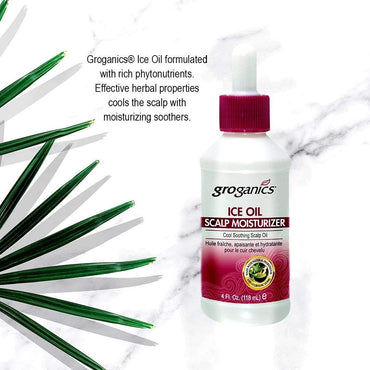 Groganics Ice Oil Scalp Moisturizer 4oz