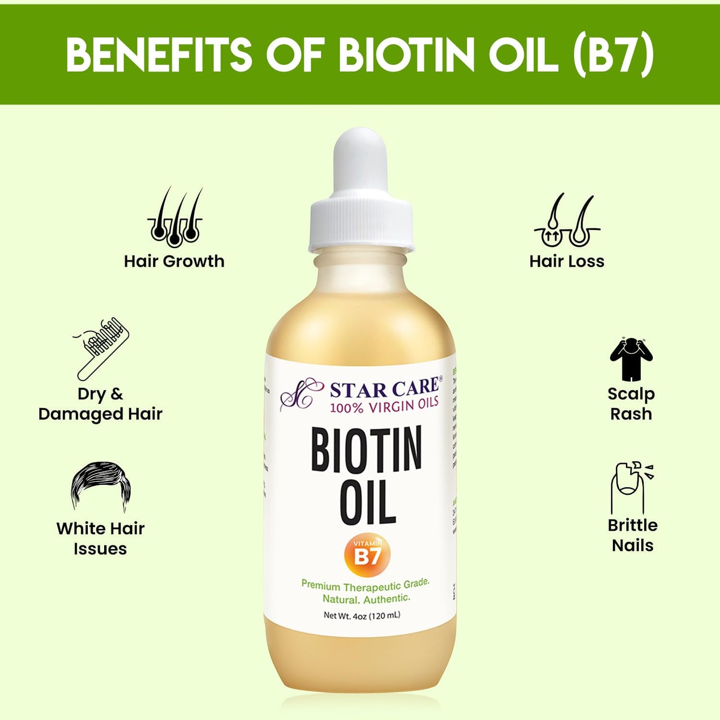 Star Care Virgin Biotin Oil 4oz