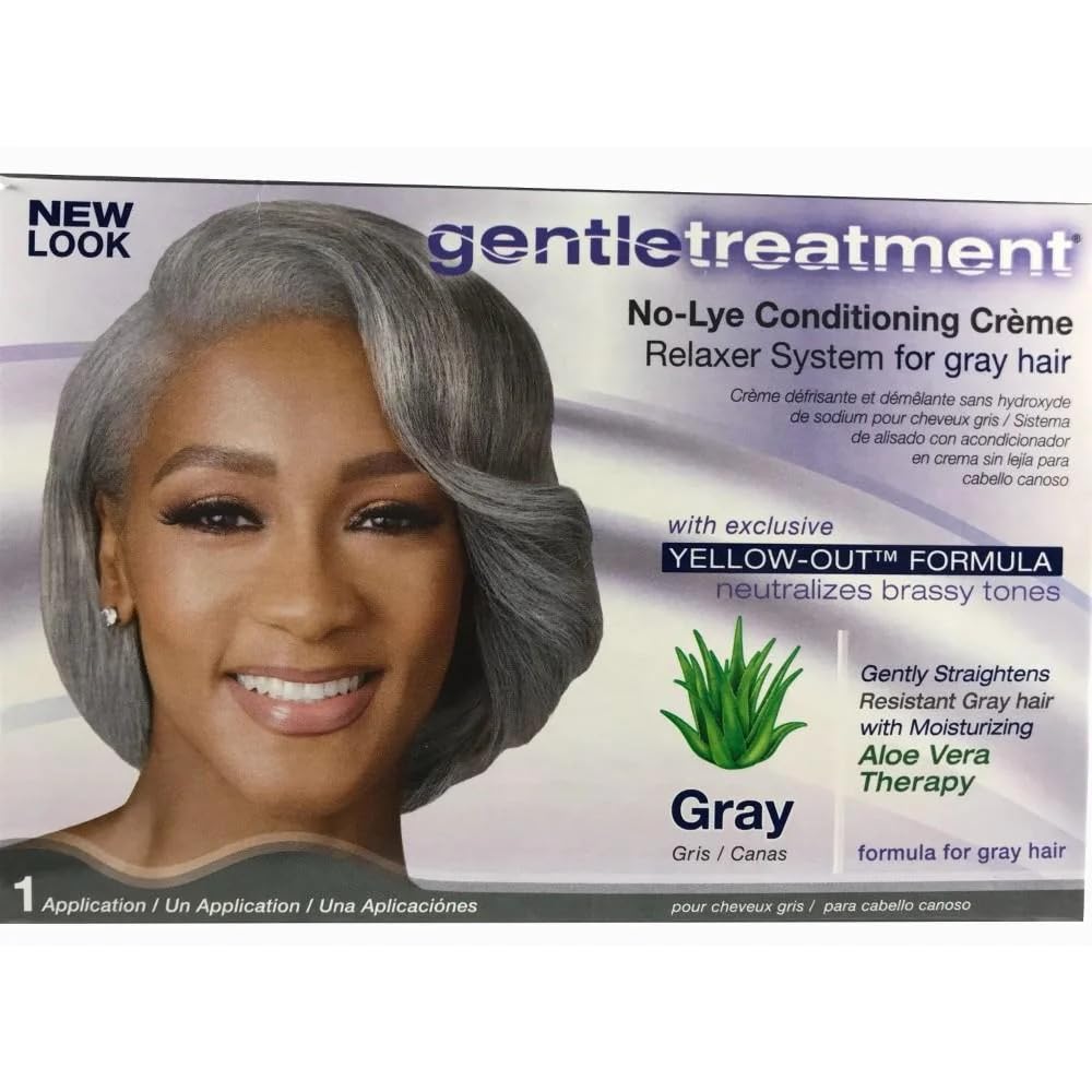 Gentle Treatment No-Lye Relaxer - For Gray Hai
