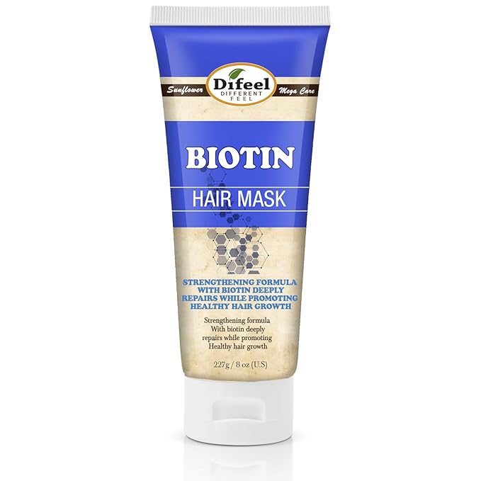 Difeel Biotin Hair Mask 8 oz. - Deep Conditioning Mask Hair Treatment
