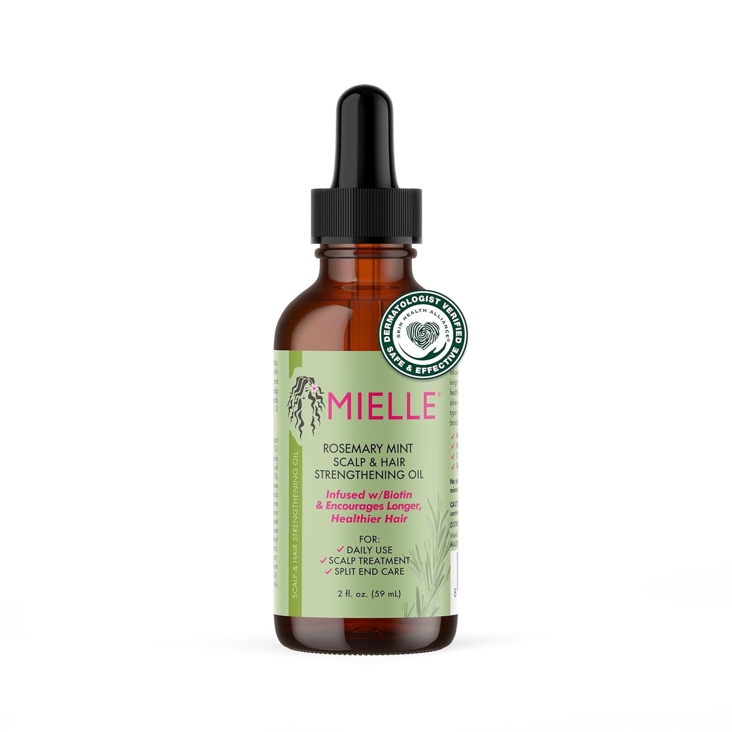 Mielle Rosemary Mint Scalp & Hair Strengthening Oil 2oz