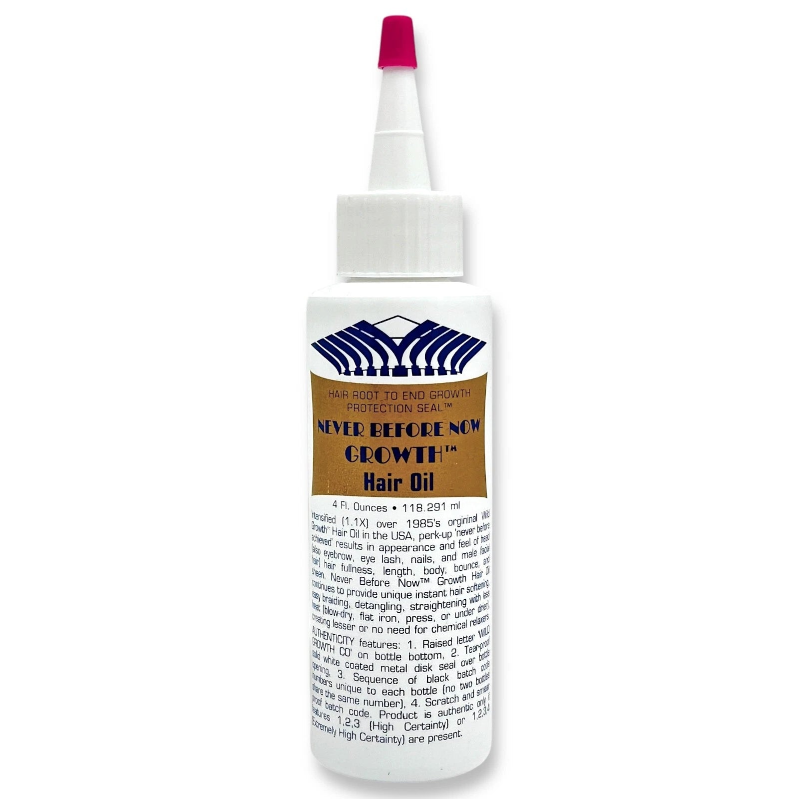 Wild Growth "Never Before Now Growth" Hair Oil 4oz