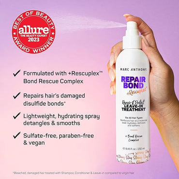 Marc Anthony Repair Bond + Rescuplex Leave-In Treatment 8.45oz