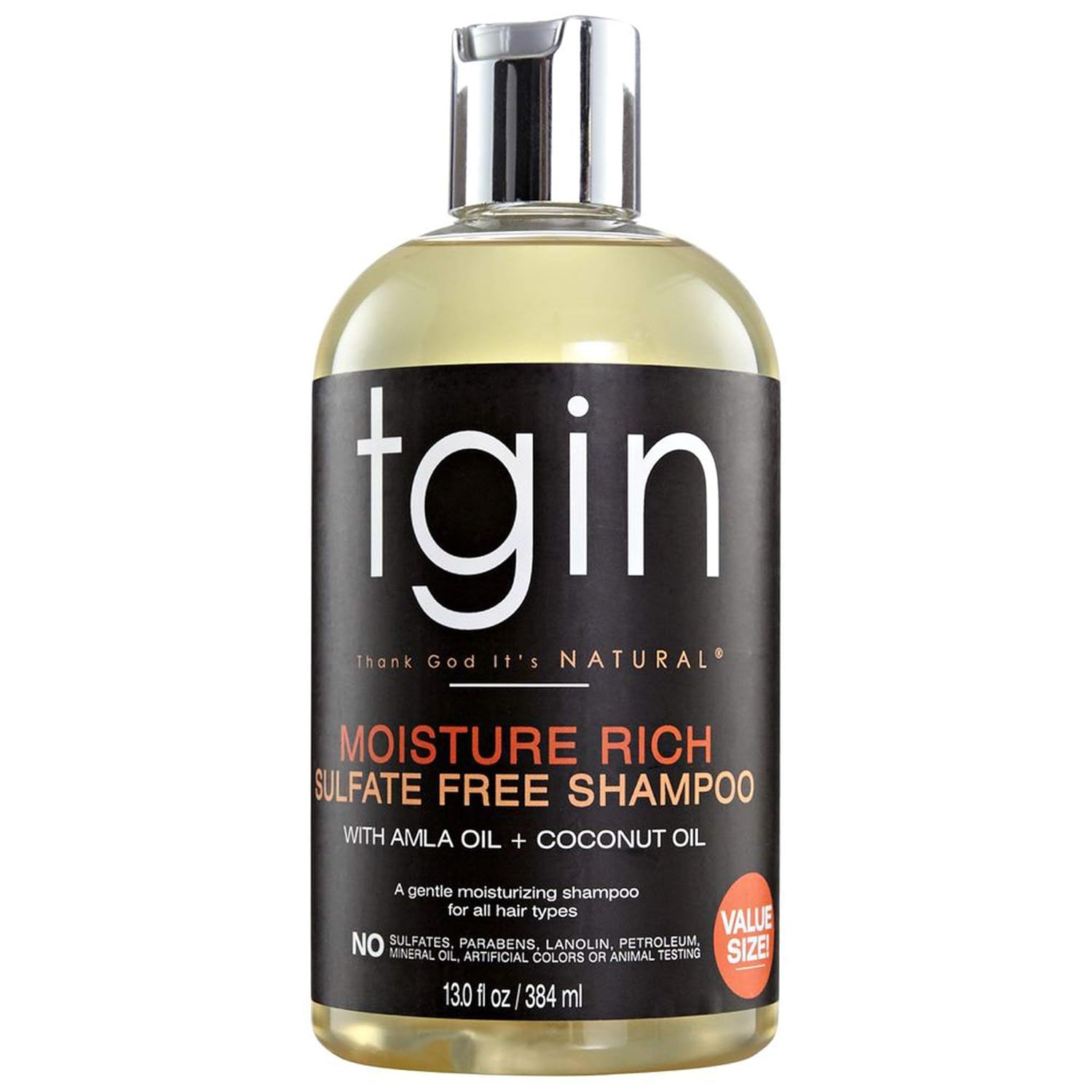 TGIN MOISTURE RICH SULFATE FREE SHAMPOO 13oz