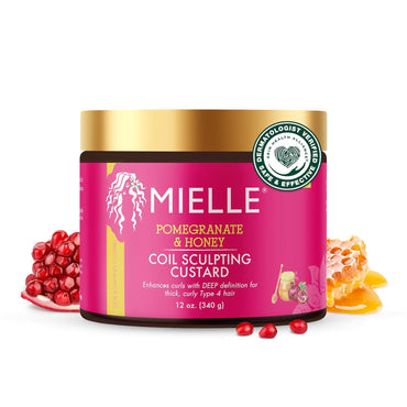 Mielle Pomegranate Coil Scuplting Custard 12oz