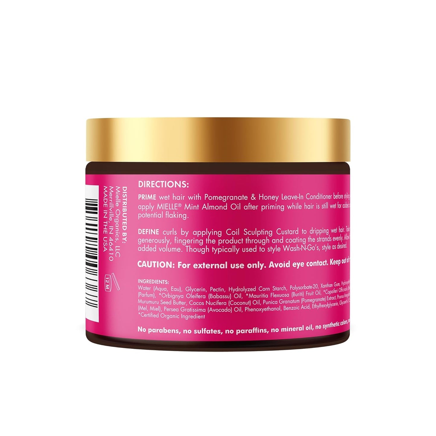 Mielle Pomegranate Coil Scuplting Custard 12oz