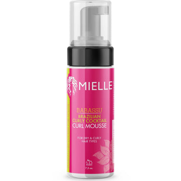 Mielle Brazilian Curly Cocktail Curl Mousse with Babassu Oil 7.5oz