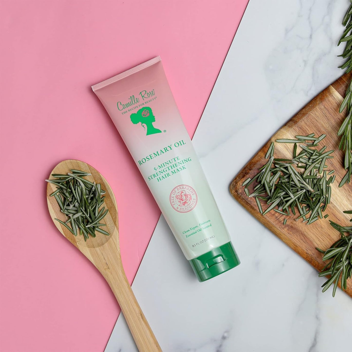 Camille Rose Rosemary Oil 5-Minute Strengthening Hair Mask 8.5oz
