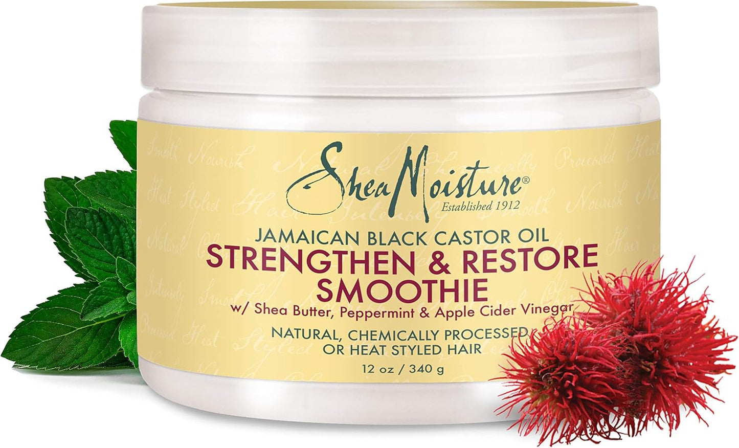 Shea Moisture Jamaican Black Castor Oil Strengthen & Restore Smoothie 12oz