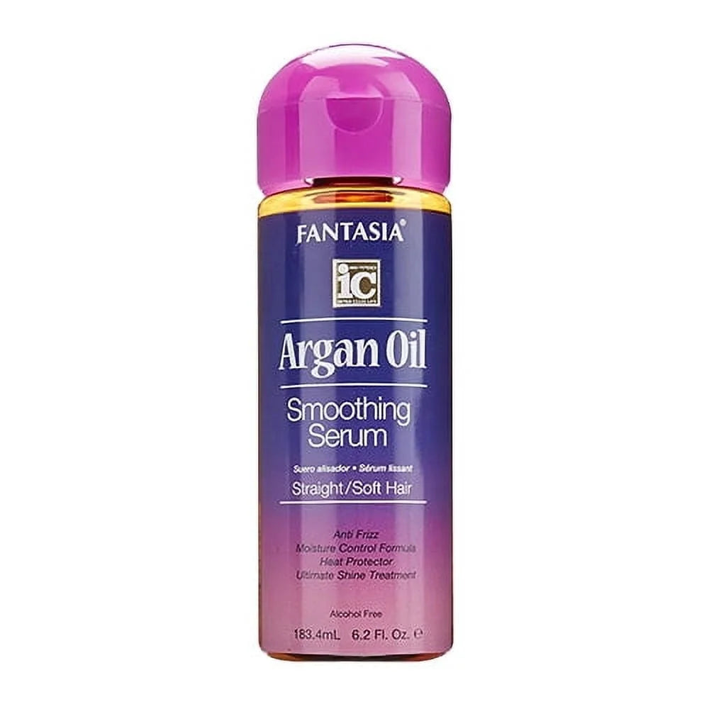 Fantasia Argan Oil Smoothing Serum Straight Soft Hair 6.2 oz.