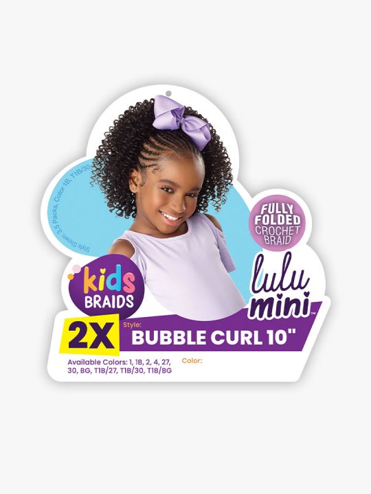 Lulu Mini Kids Braid 2X Bubble Curl 10"