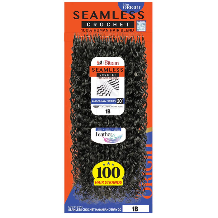 Bobbi Boss Miss Origin Seamless Crochet Braids 20" - 100% Human Hair Blend
