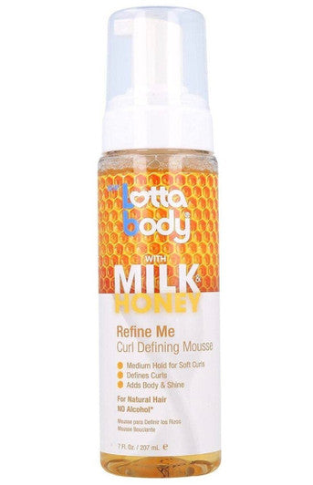 Lottabody Restore Me Milk and Honey Refine Me Curl Defining Mousse 7oz