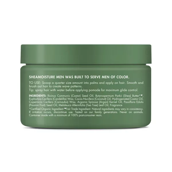 Shea Moisture Waves Pomade - Argan Oil & Shea Butter 4oz