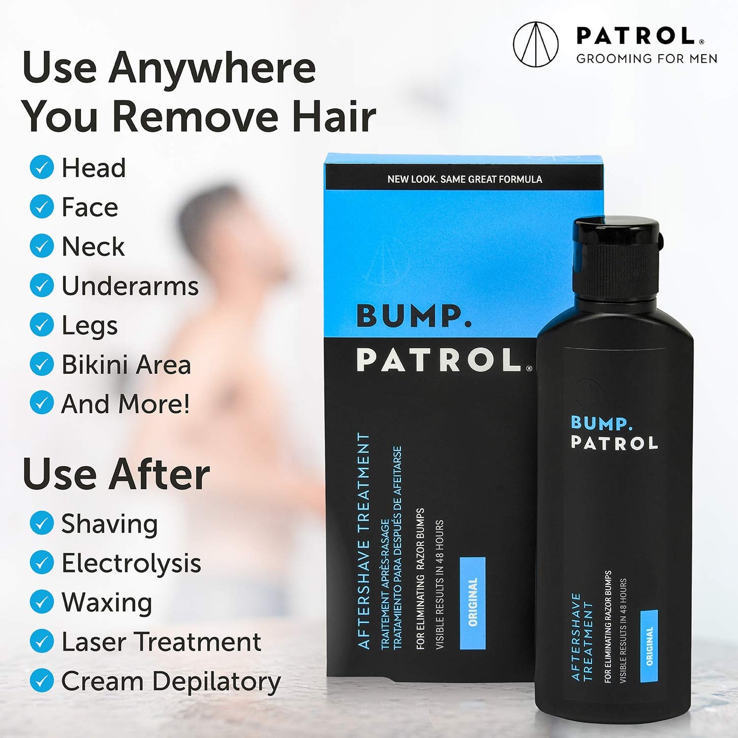 Bump Patrol Aftershave Razor Bump Treatment - Original Strength 2oz
