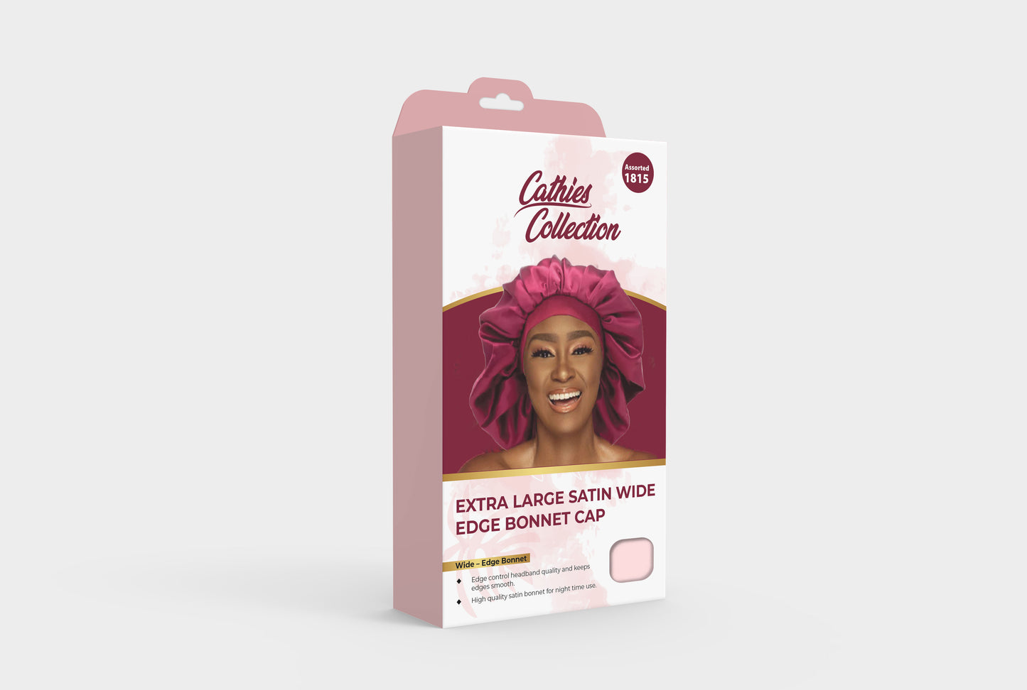 Cathies Collection Extra Large Satin Wide Edge Bonnet #1815