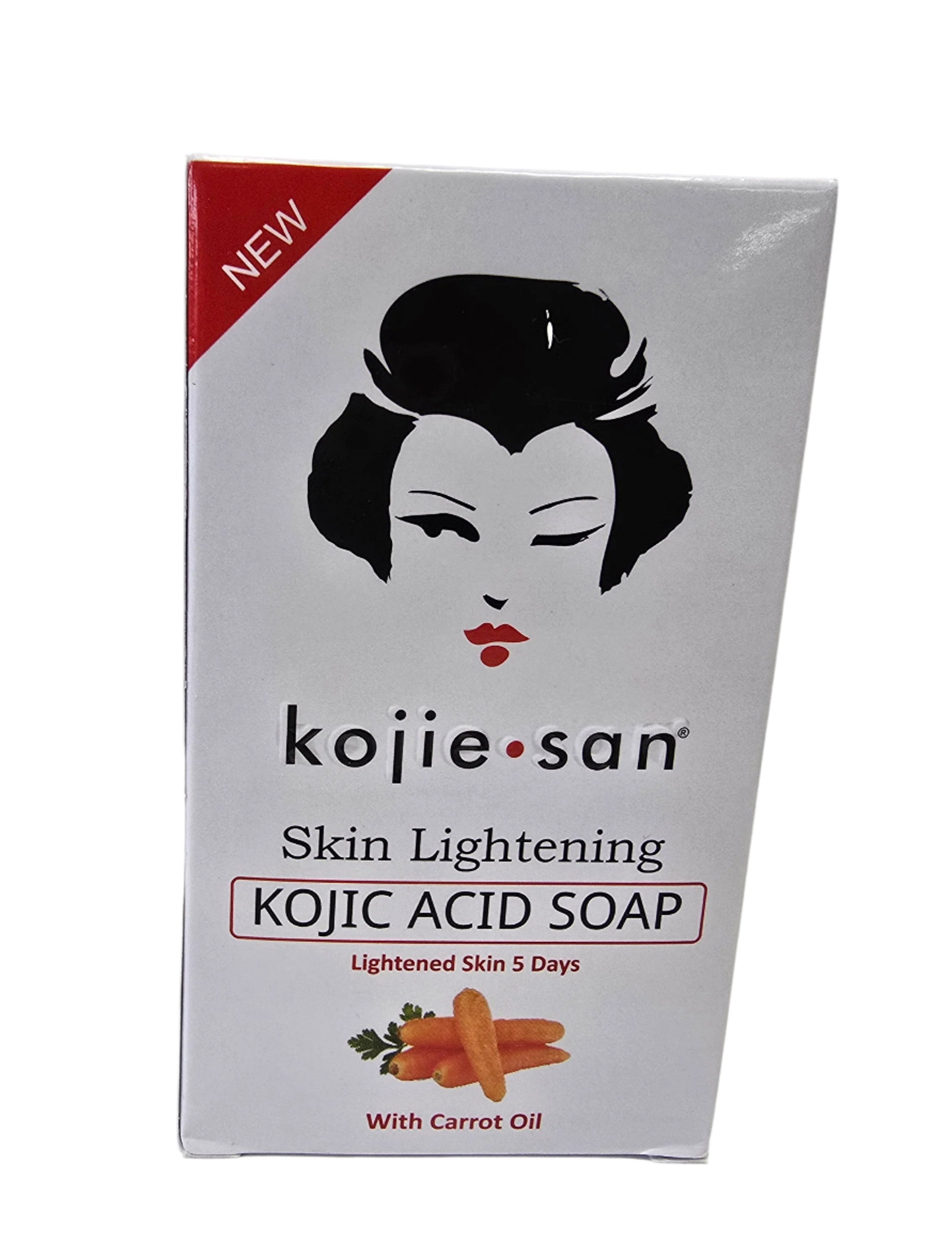 Kojie San Skin Lightening Kojic Acid Soap w/carrot Oil 250g