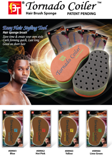 Tornado Coiler Wavy Hairbrush Sponge Large #9964