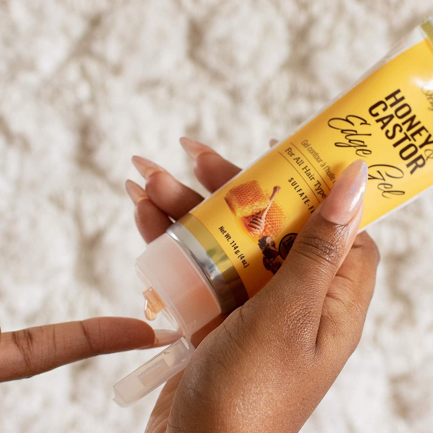 Africa's Best Originals Honey and Castor Edge Hair Gel 4oz