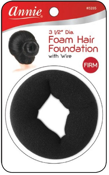 Annie Wired Foam Hair Bun 3 1/2"