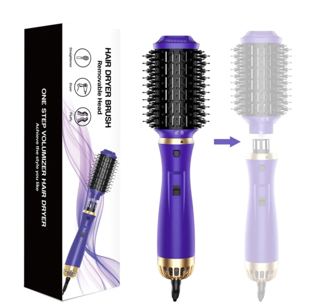 Hair Dryer Brush Removable Head