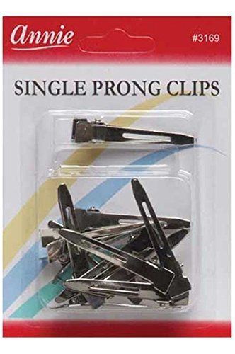 Annie 12 Single Prong Clips #3169