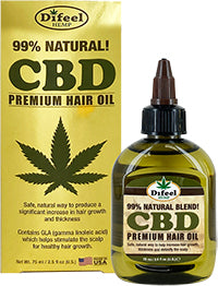 Difeel CDB Hair Oil 2.5oz