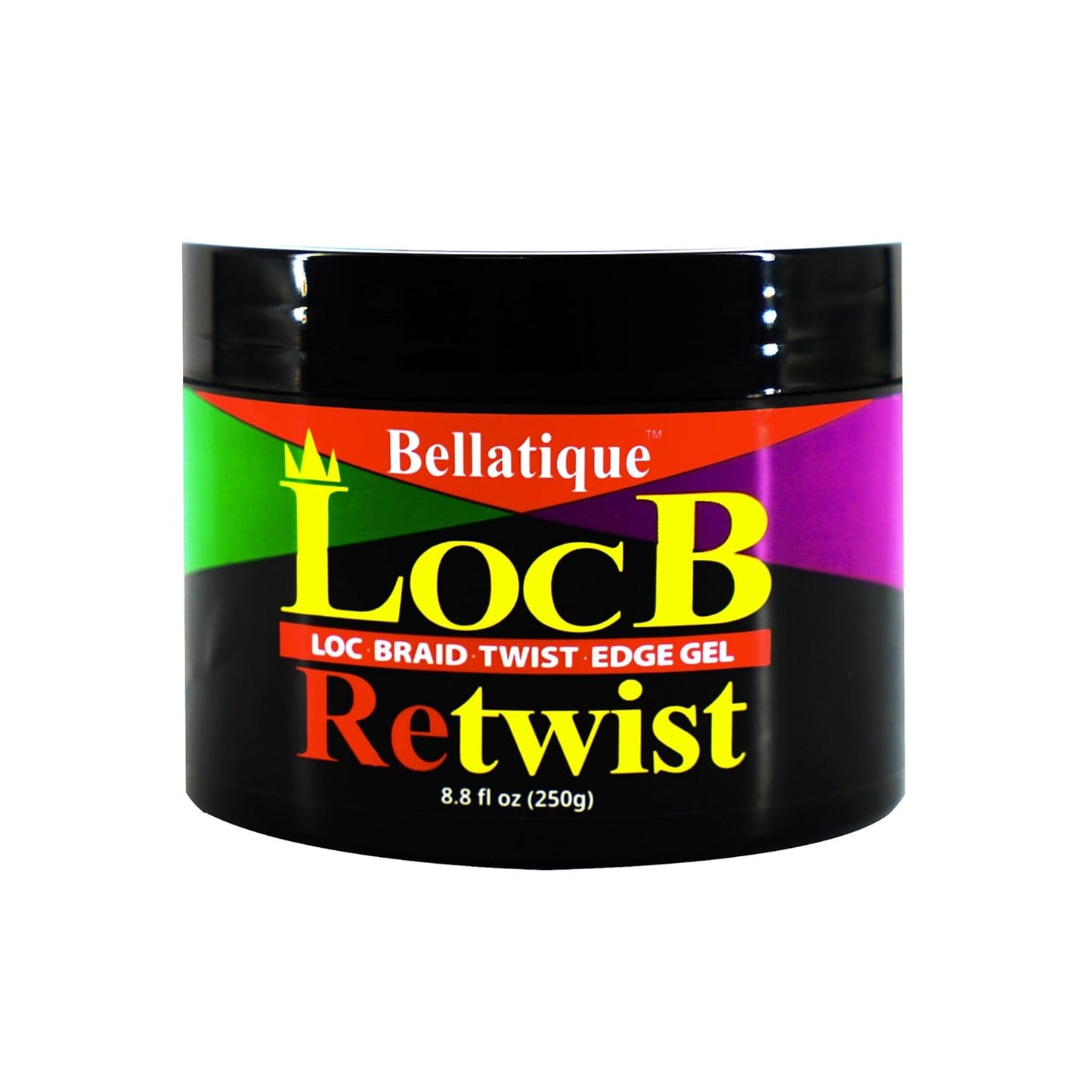 Bellatique Locb Retwist Loc, Braid, Twist & Edge Gel Max Hold