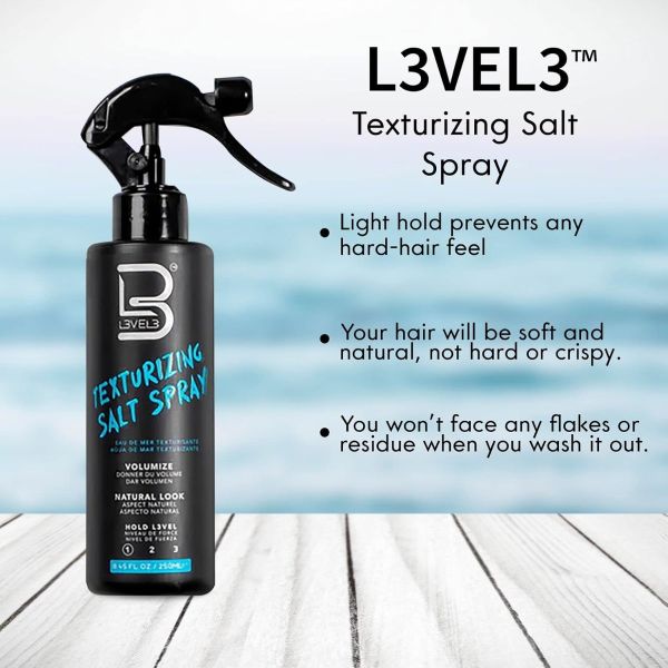 L3vel3 Texturizing Salt Spray 8.45oz