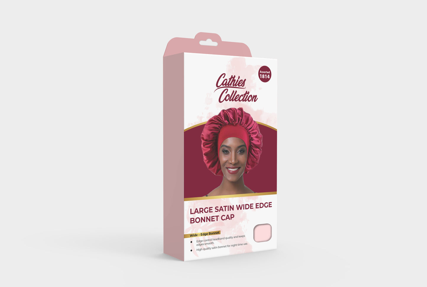 Cathies Collection Large Satin Wide Edge Bonnet #1814