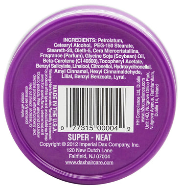 Dax Super-Neat Hair Creme 3.5oz