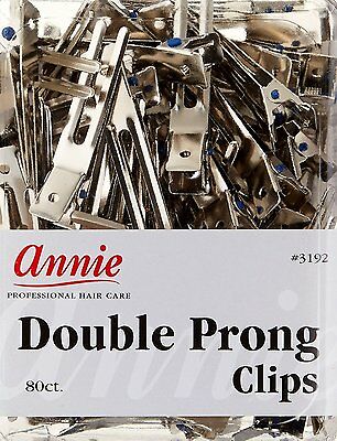 Annie 80 Double Prong Clips #3192