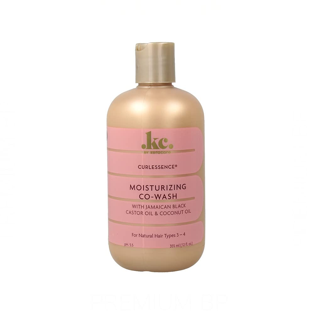 KeraCare Curlessence Moisturizing Co-Wash w/ Jamaican Castor Oil & Coconut Oil, 12oz