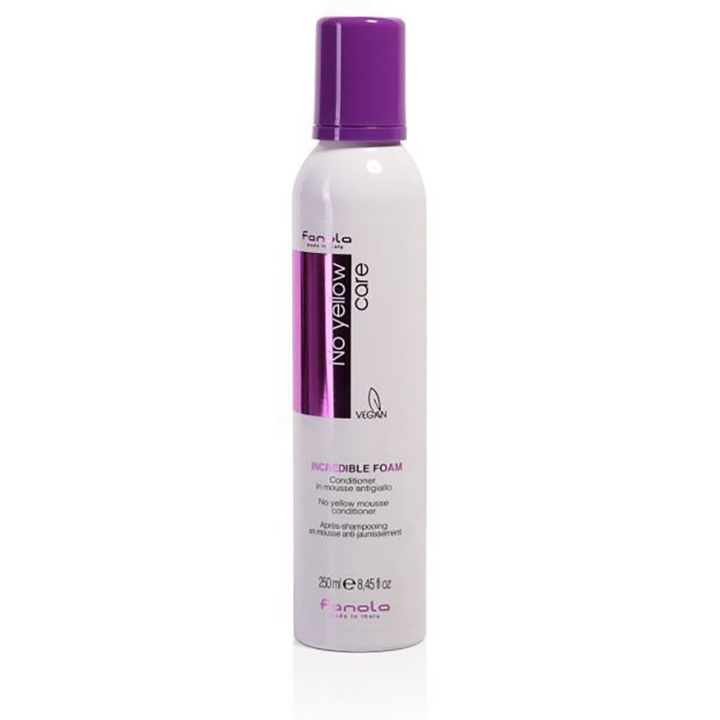 Fanola - No-Yellow - Incredible Foam Conditioner 8.45oz