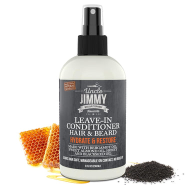 UNCLE JIMMY Hair & Beard Leave-In Conditioner 8oz