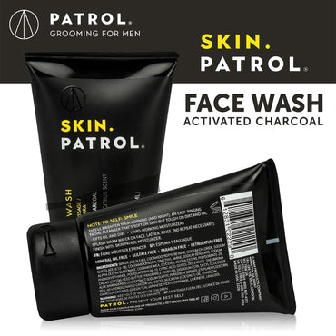 Skin Patrol Activated Charcoal Face Wash 3.3oz