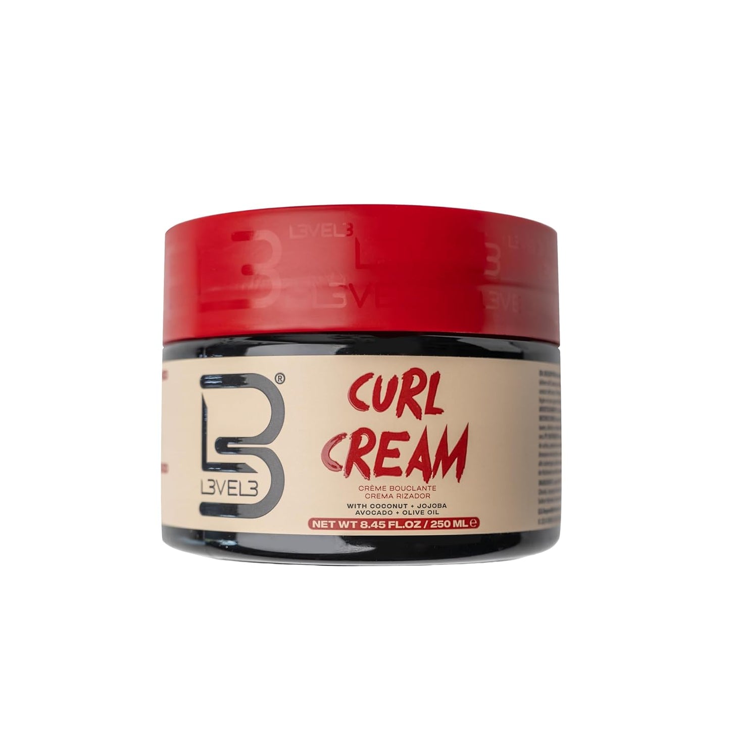 Level 3 Hydrating Curl Cream - With Coconut and Jojoba Oil 8.45oz