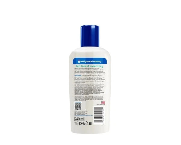 Hollywood Beauty Tea Tree & Rosemary Scalp Soothing Shampoo 8oz