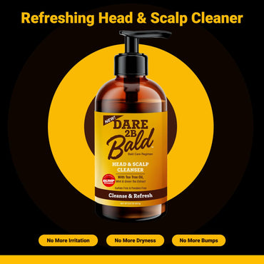 Dare 2B Bald Head and Scalp Cleanser 8oz