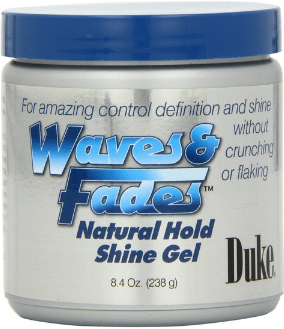 Duke Waves & Fades Natural Hold Shine Gel, 8.4 oz