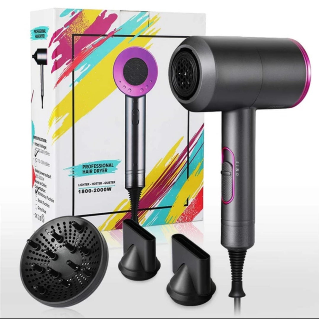 2000W Professional Hair Blower Dryer (Hot & Cold Wind)