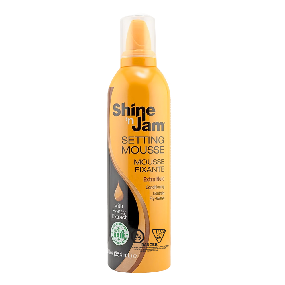 Ampro Shine 'n Jam Setting Mousse Extra Hold 12oz