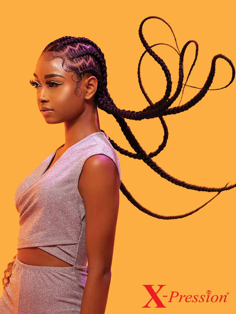 6X X-PRESSION PRE-STRETCHED BRAID 58"