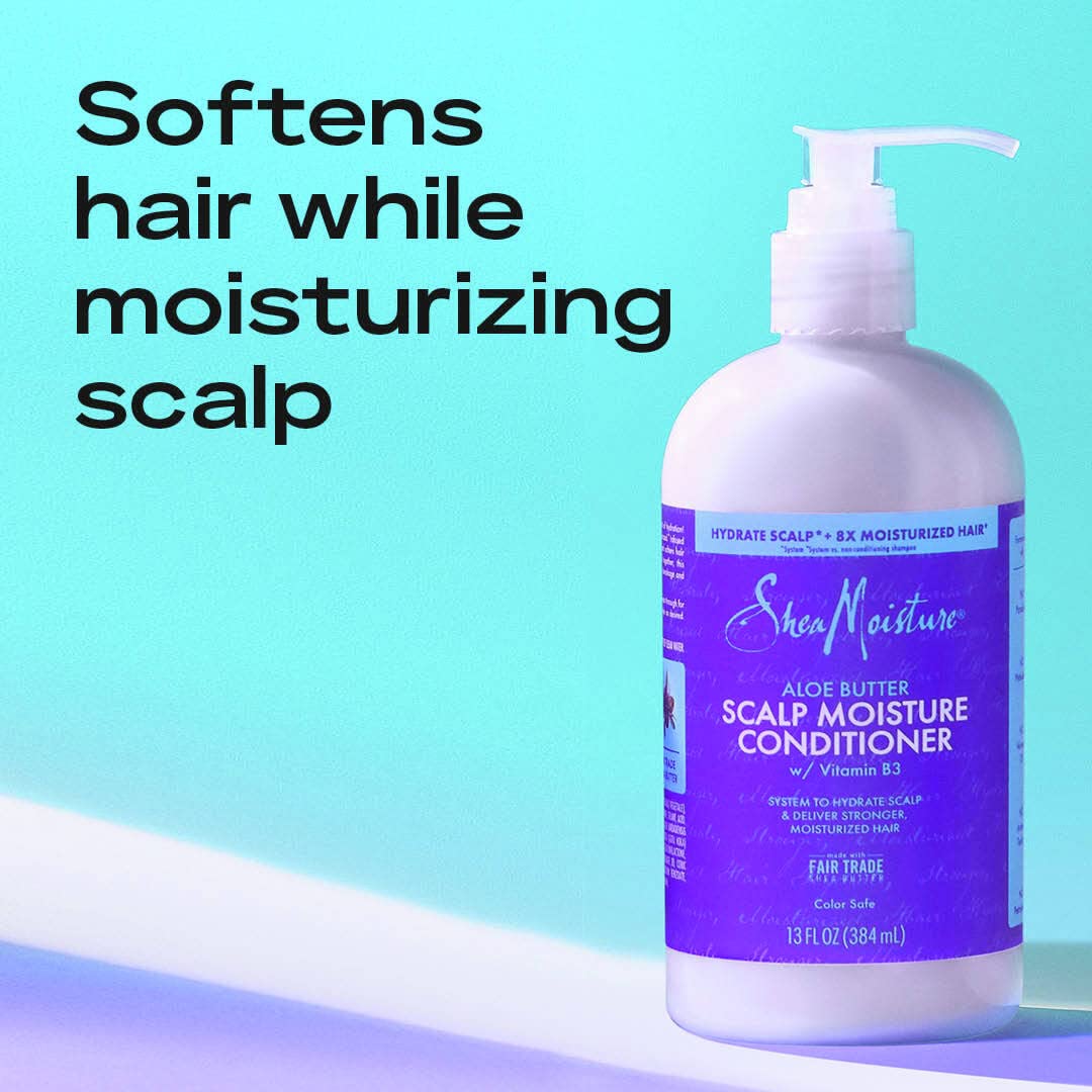 SheaMoisture Scalp Moisture Conditioner Aloe Butter & Vitamin B3 13oz