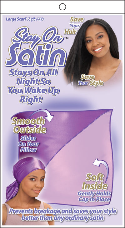 Stay on Satin Large Scarf #779