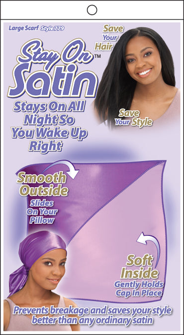Stay on Satin Large Scarf #779